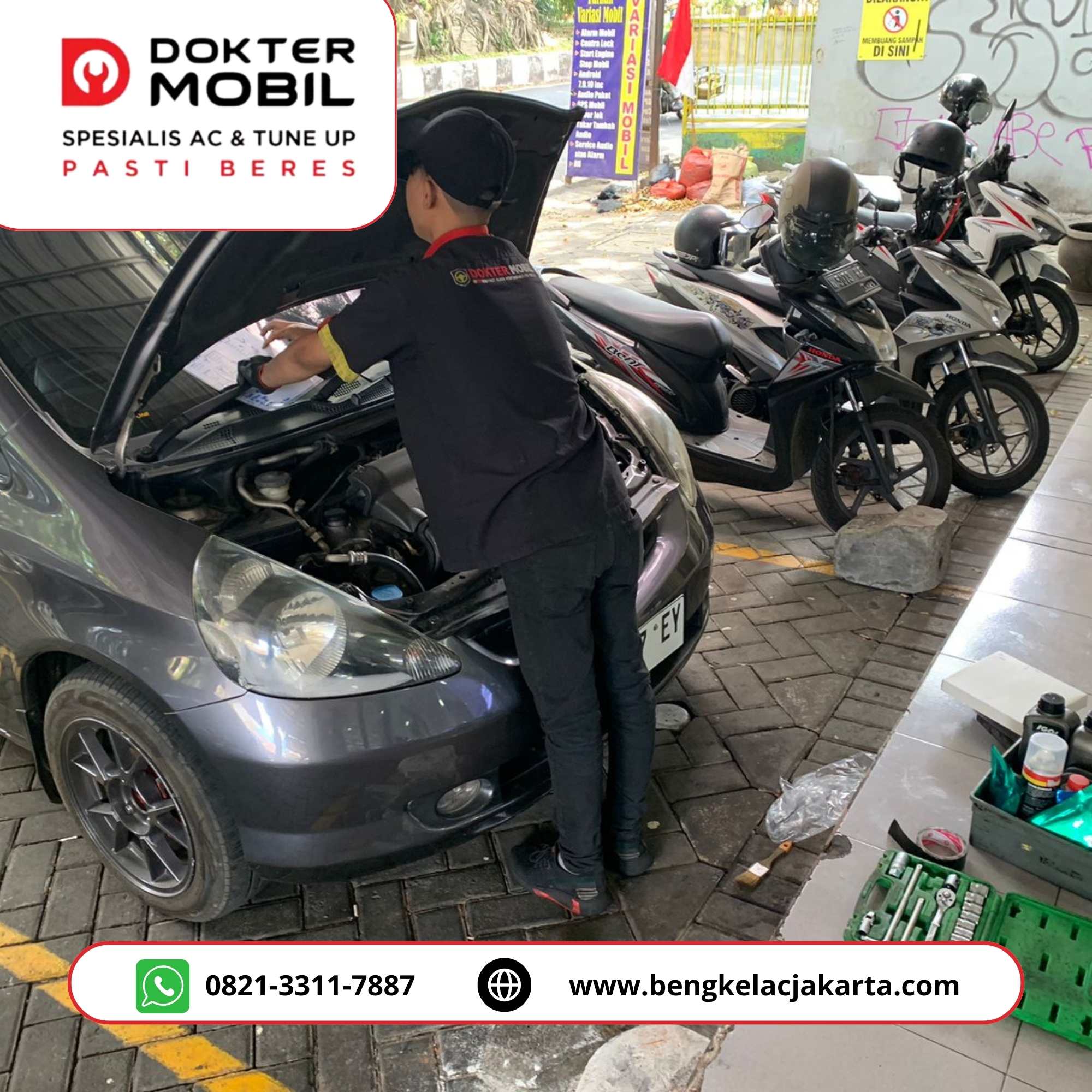 Bengkel Service AC Mobil di Dekat Cikini